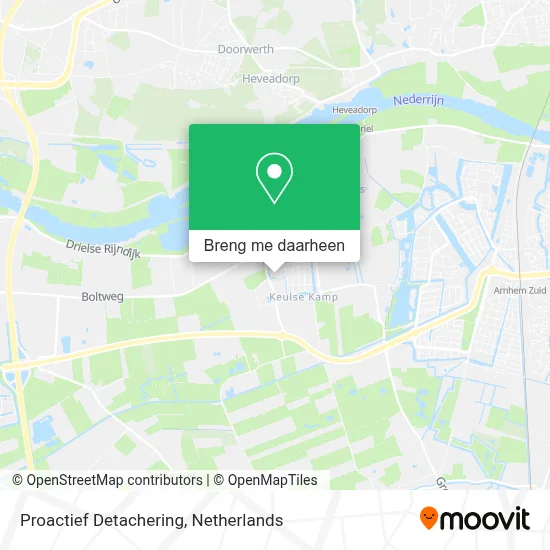 Proactief Detachering kaart