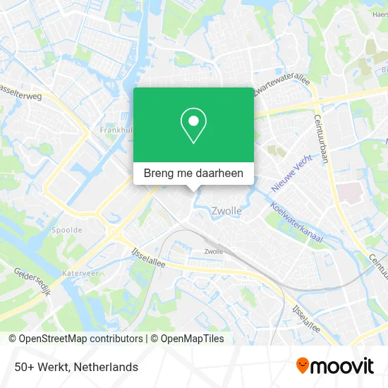 50+ Werkt kaart