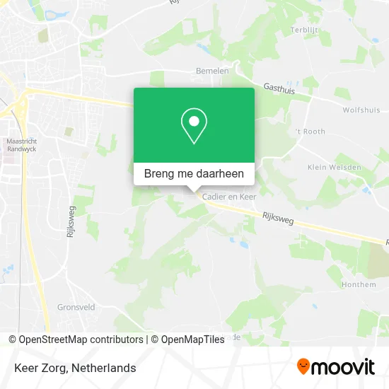 Keer Zorg kaart
