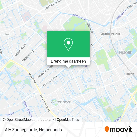 Atv Zonnegaarde kaart