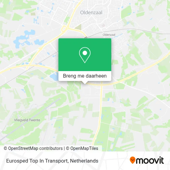 Eurosped Top In Transport kaart