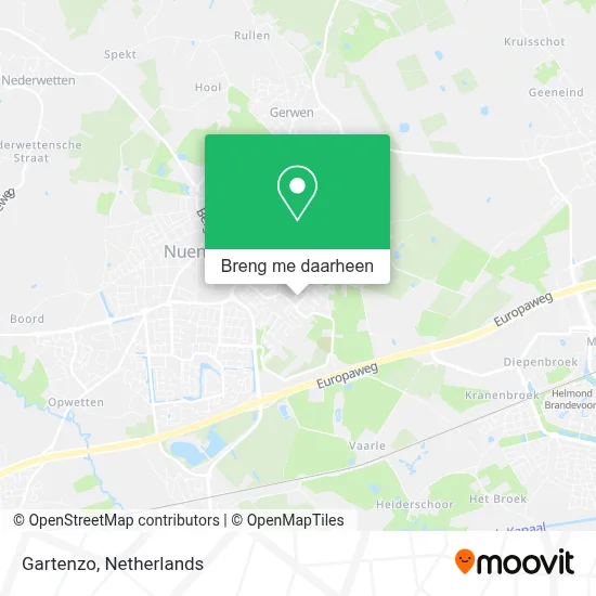 Gartenzo kaart