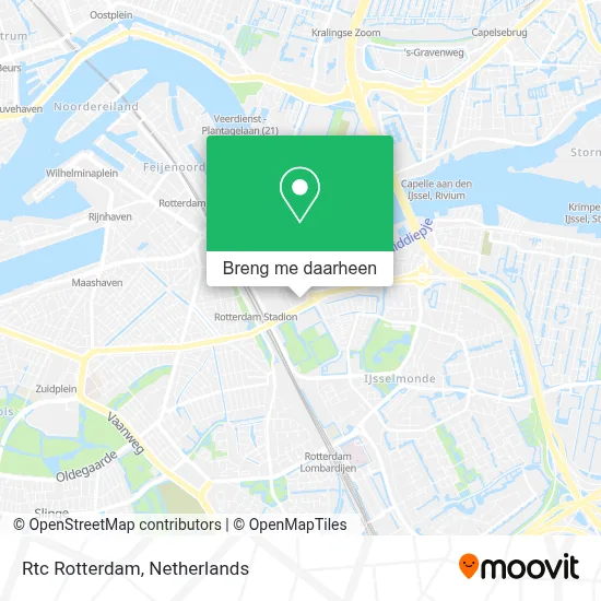 Rtc Rotterdam kaart