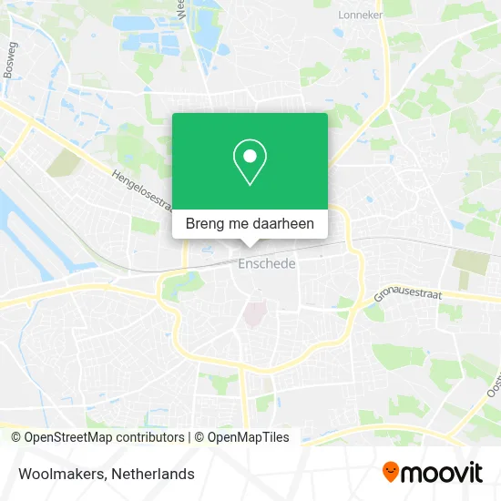 Woolmakers kaart