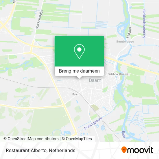 Restaurant Alberto kaart