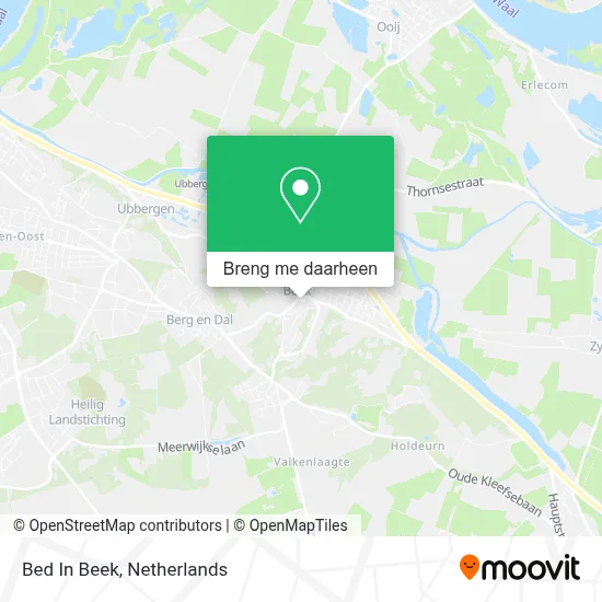 Bed In Beek kaart