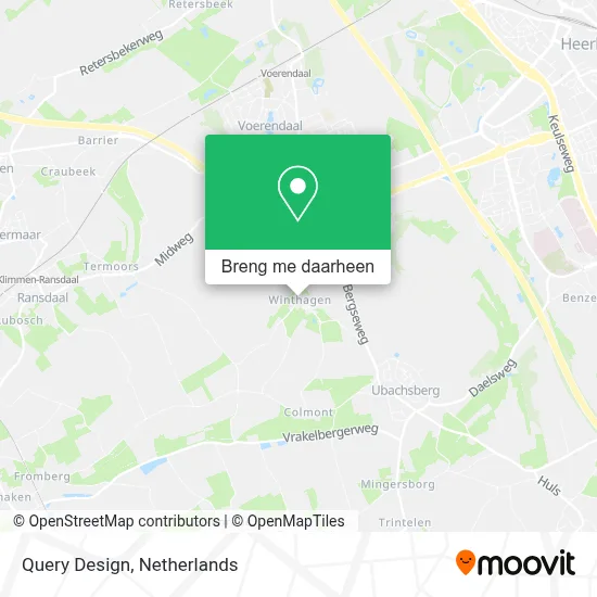 Query Design kaart