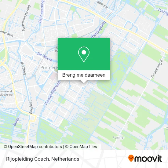 Rijopleiding Coach kaart