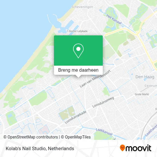 Kolab's Nail Studio kaart