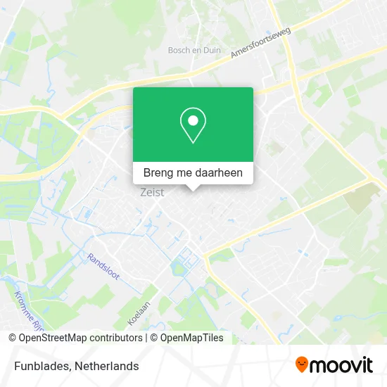 Funblades kaart