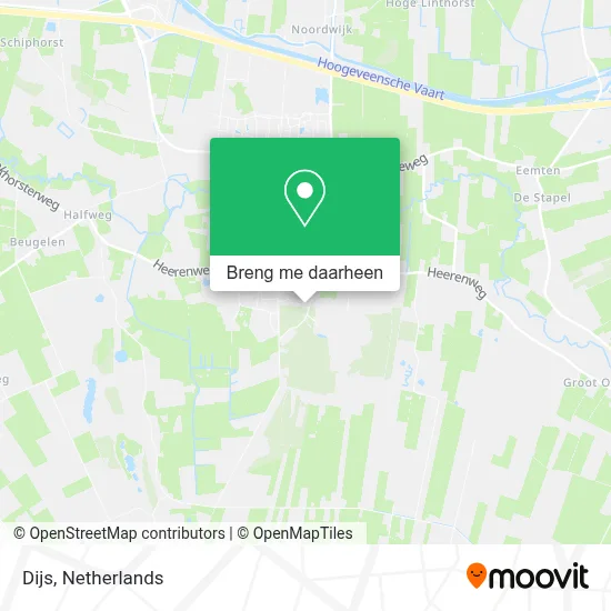 Dijs kaart