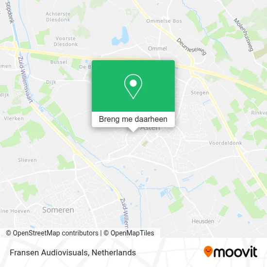 Fransen Audiovisuals kaart