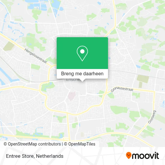 Entree Store kaart