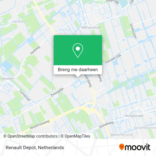 Renault Depot kaart