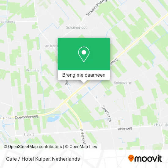 Cafe / Hotel Kuiper kaart