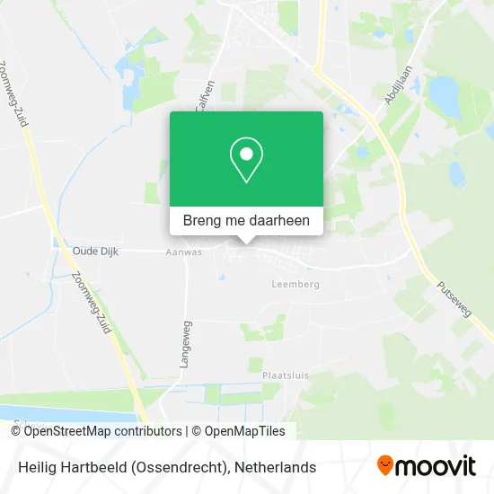 Heilig Hartbeeld (Ossendrecht) kaart