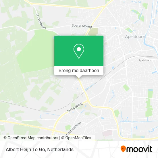 Albert Heijn To Go kaart