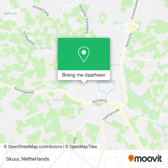 Skuur kaart