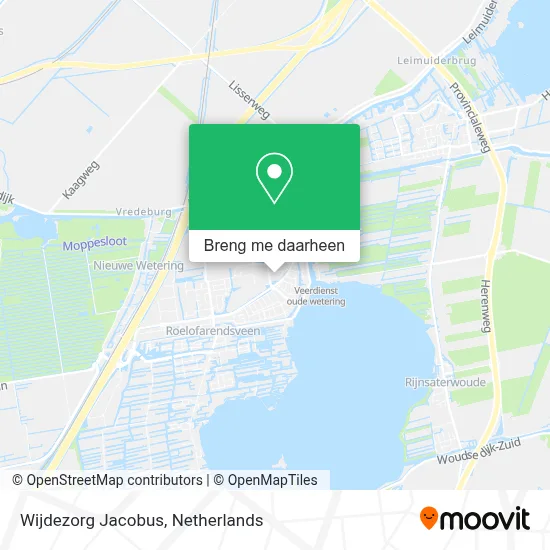 Wijdezorg Jacobus kaart
