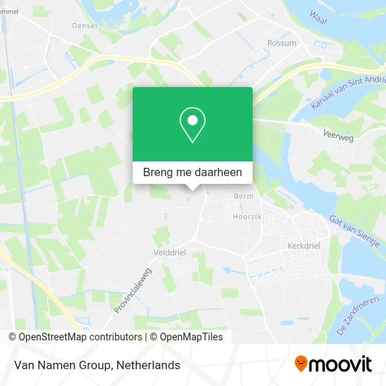 Van Namen Group kaart