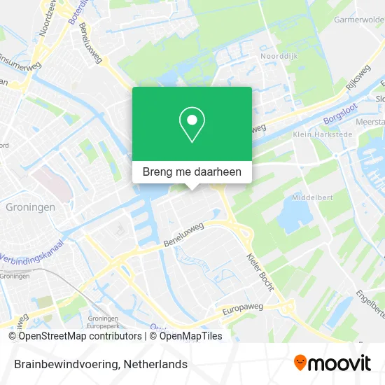 Brainbewindvoering kaart