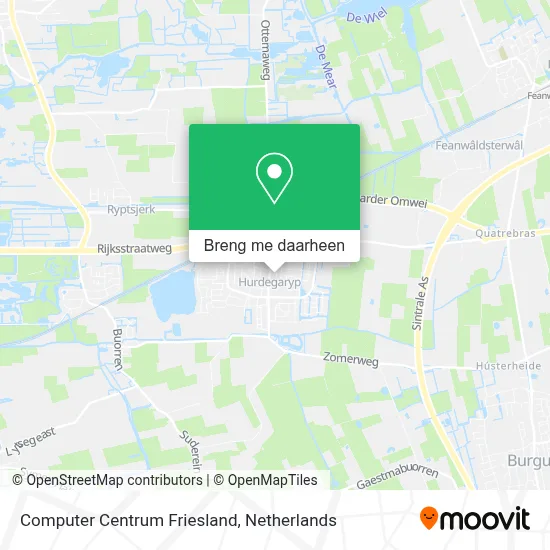 Computer Centrum Friesland kaart
