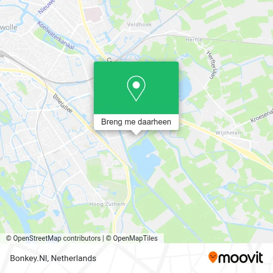 Bonkey.Nl kaart