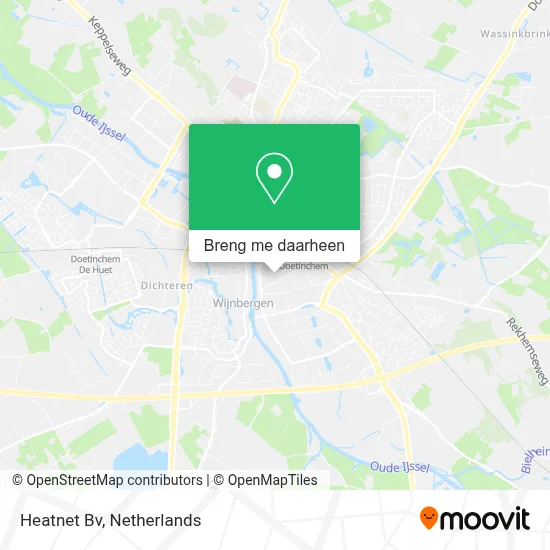 Heatnet Bv kaart