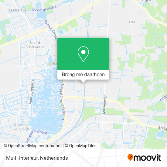 Multi-Interieur kaart