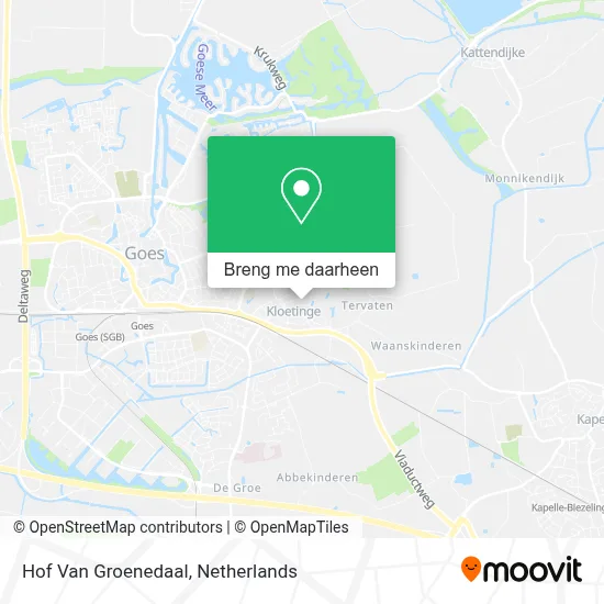 Hof Van Groenedaal kaart