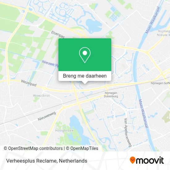 Verheesplus Reclame kaart