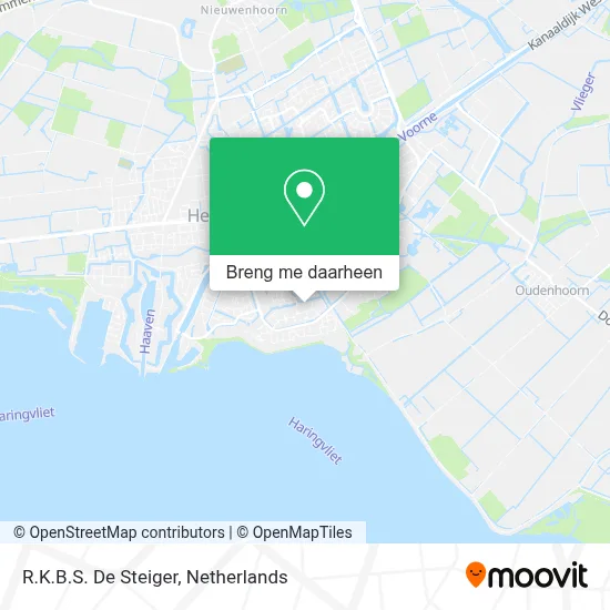 R.K.B.S. De Steiger kaart