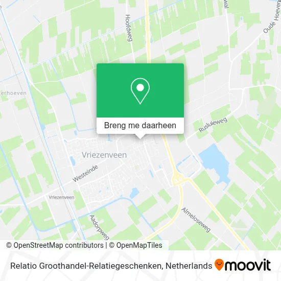 Relatio Groothandel-Relatiegeschenken kaart