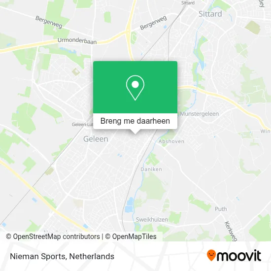 Nieman Sports kaart