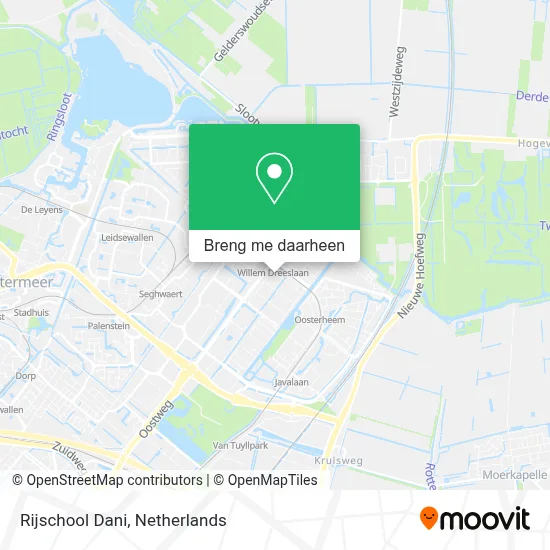 Rijschool Dani kaart