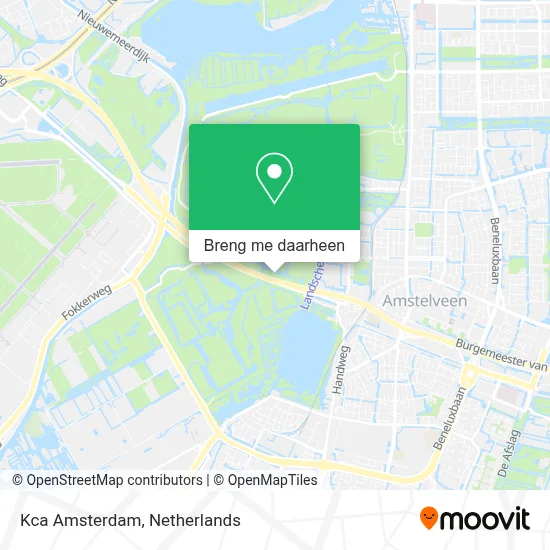 Kca Amsterdam kaart