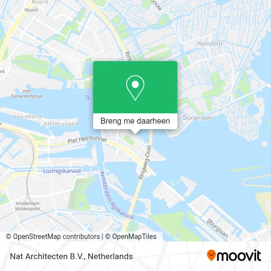 Nat Architecten B.V. kaart