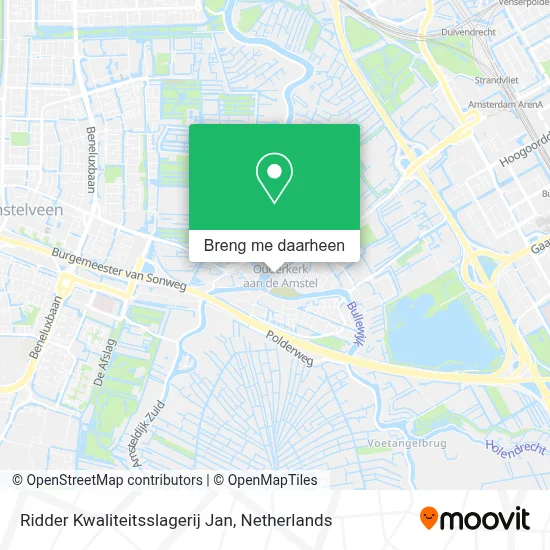 Ridder Kwaliteitsslagerij Jan kaart