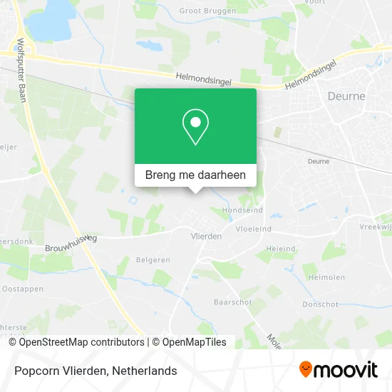 Popcorn Vlierden kaart