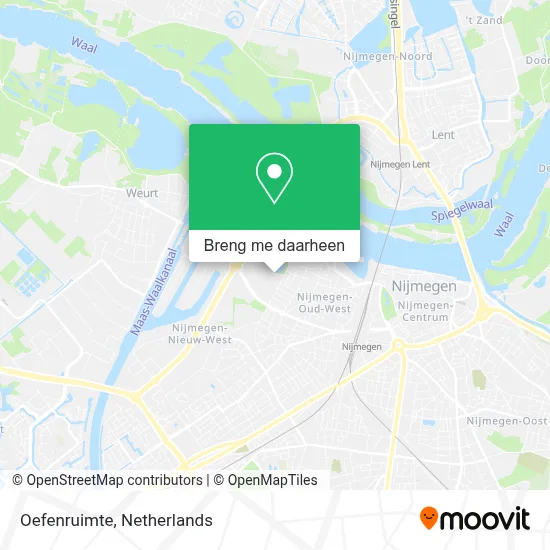 Oefenruimte kaart