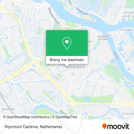 Rijschool Cardrive kaart