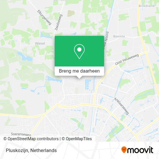 Pluskozijn kaart
