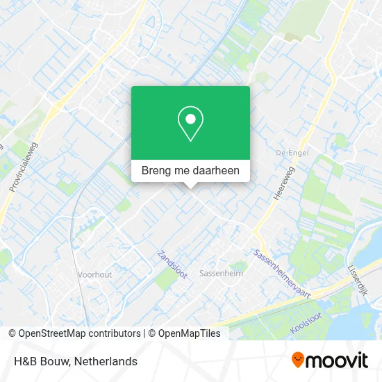 H&B Bouw kaart