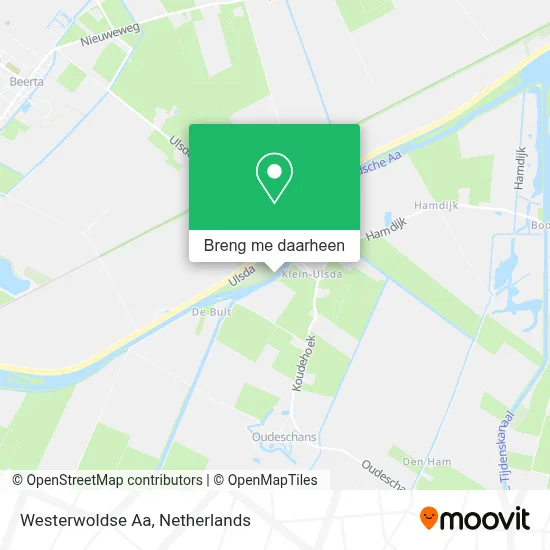 Westerwoldse Aa kaart