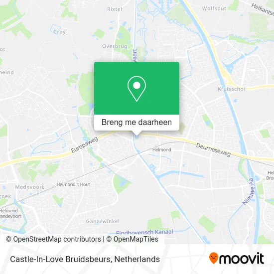 Castle-In-Love Bruidsbeurs kaart