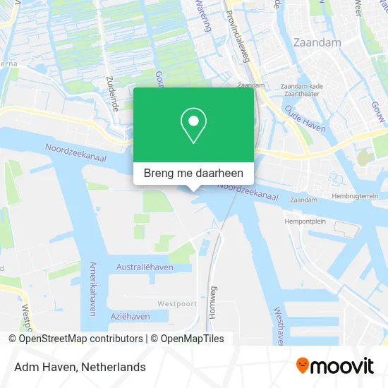 Adm Haven kaart