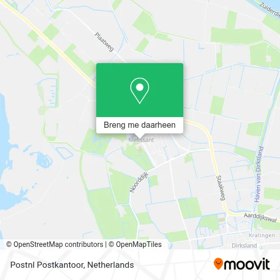 Postnl Postkantoor kaart