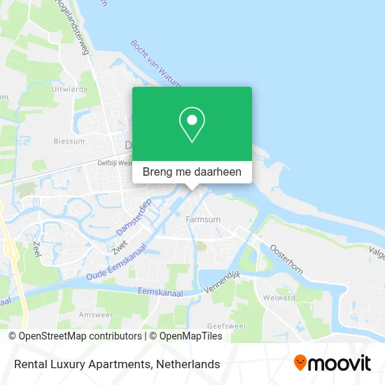 Rental Luxury Apartments kaart