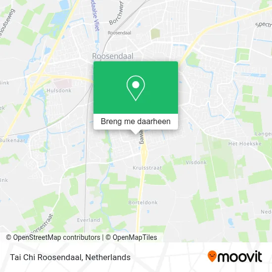 Tai Chi Roosendaal kaart