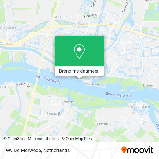 Wv De Merwede kaart